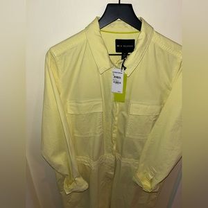 NWT BP + Wildfang Pastel Yellow Jumpsuit